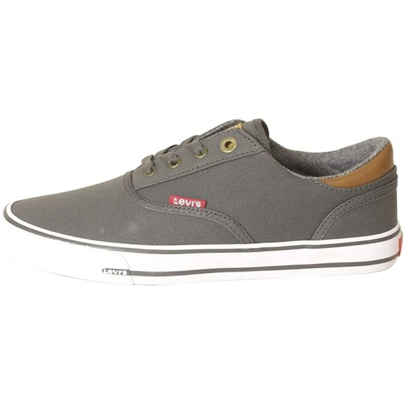 Levi's Mens Ethan CT Canvas II Sneaker, Charcoal, Gray Size 10.5 - Picture 6 of 7
